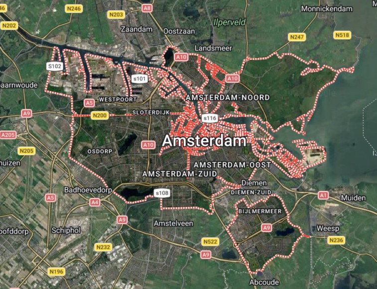 Werkgebied CV monteur Amsterdam